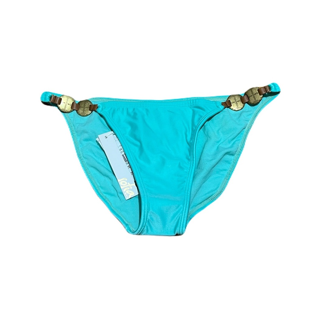 Sofia by Vix Marysol Bikini Bottoms in Aqua, size Medium